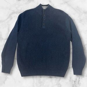 Men's Nautica blue sweater size XL 100 percent cotton
